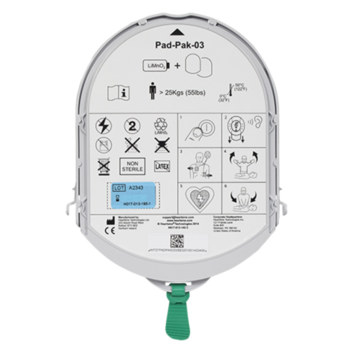 Heartsine Samaritan Pad-Pak aikuisten akku- ja elektrodikasetti - 3964