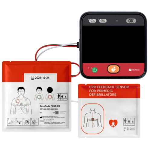 Puoliautomaattinen Primedic Heartsave myPAD Display Connected AED - 13179