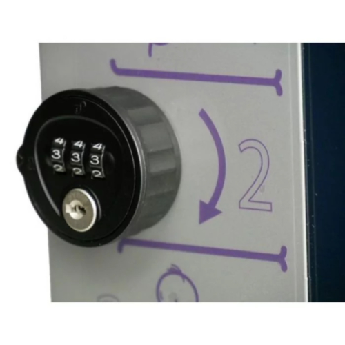 SmartCase SC1220 Indoor Defibrillator Cabinet With Lock (Grey)  - 12370