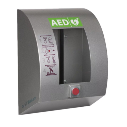 SixCase SC1330 Outdoor Defibrillator Polar Cabinet With Push Button Opening  - 12379