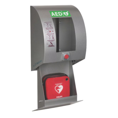 SixCase SC1330 Outdoor Defibrillator Polar Cabinet With Push Button Opening 