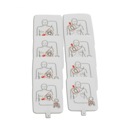 Training electrodes for defibrillator UltraTrainer 4-pack